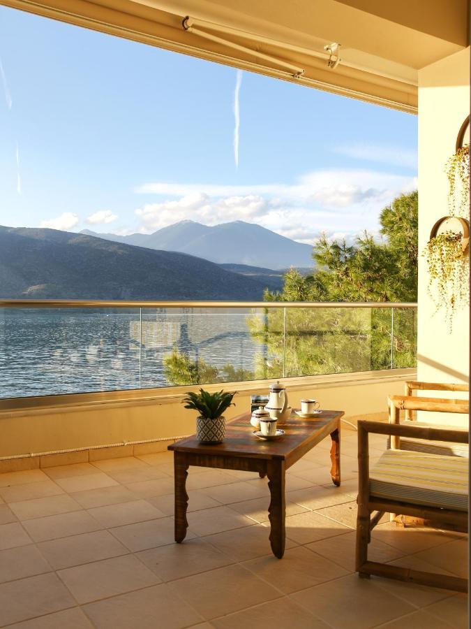 Beach House In Itea-Delphi Exteriér fotografie